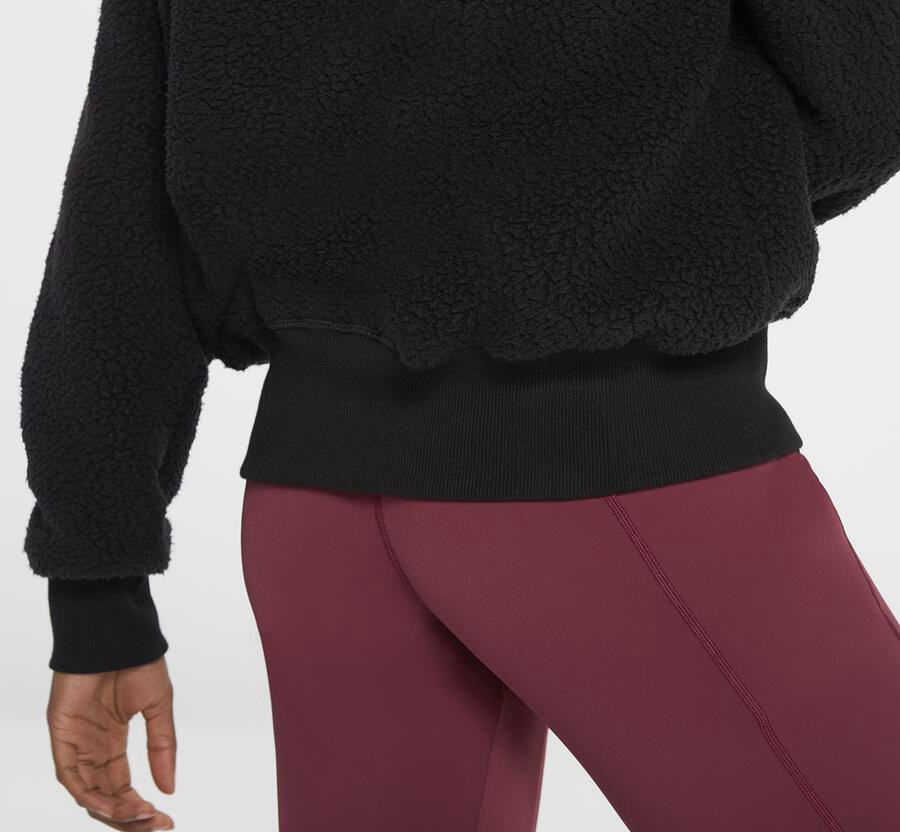 Sweat À Capuche Hoka One One Polaire Sky Femme - Noir - IUE-105849